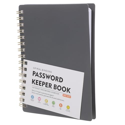 Garneck パスワード管理帳 アルファベットタブ付き スリッシュで耐久性あるパスワードオーガナイザー シニア向けウェブサイトアドレス記録