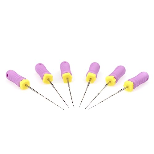 Xux 6Pcs/Pack Endo Hand Use K-File Stainless Steel Endodontic Files #10 Endo Rotary Files 21Mm/25Mm thumb #5