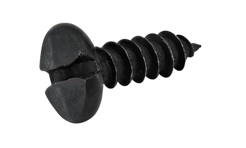 Deck Plus Wood Screws, #8 x 1/2in, 16 Piezas, Negro miniatura 1