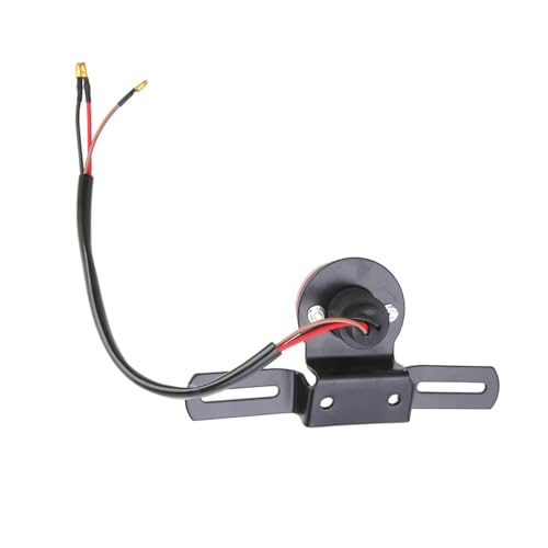 Feu de freinage moto DC 12V multifonction avec support de plaque intégré - 2