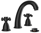 SAFE AND HARMLESS- bathroom sink faucet meets CEC, cUPC and NSF/ANSI/CAN 372 certification requirements in pursuit of a safe environment.Equipped with copper pipes to ensure safe water quality. Flow rate: 1.2gpm/4.5L/min at Max 60psi 15MINS QUICK INS...