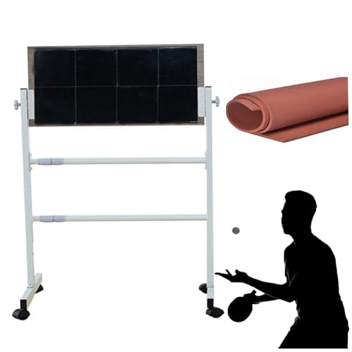 Table Tennis Rebound Board,Professional Table Tennis Return Board,Indoor Training Equipment with Adjustable Caster Wheels,Suitable for Home Gyms and Schools