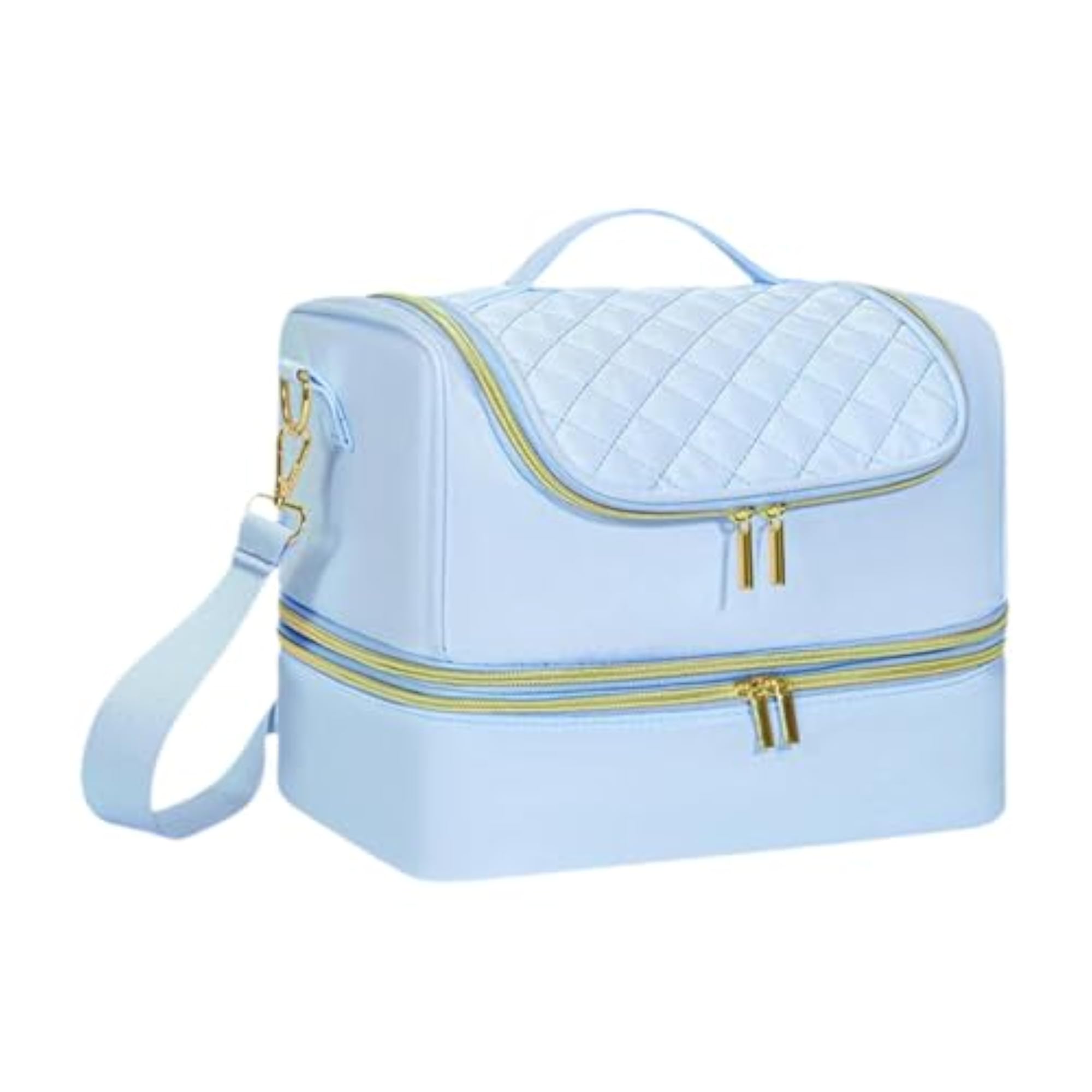 Double Tier Nail Polish Organizer Bag