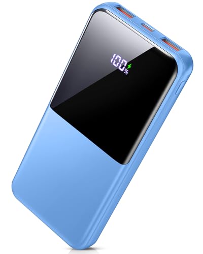 Doubc Power Bank 10000mAh, Batería Externa Carga Rapida 22.5W PD & QC 3.0 USB C Cargador Portatil compacta con Entrada & 3 Salida Compatible con iPhone 15 14 13 Pro MAX Plus Samsung Xiaomi Huawei etc