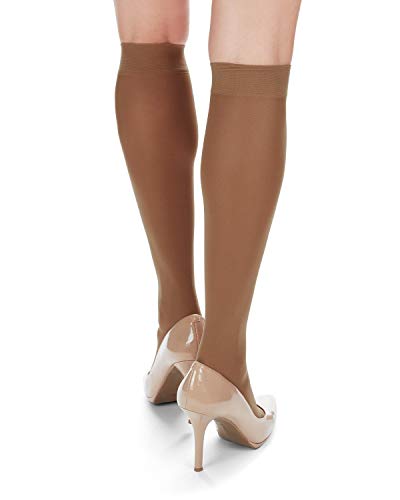 Image of MeMoi Women's Support Mate 60 Denier Knee Highs