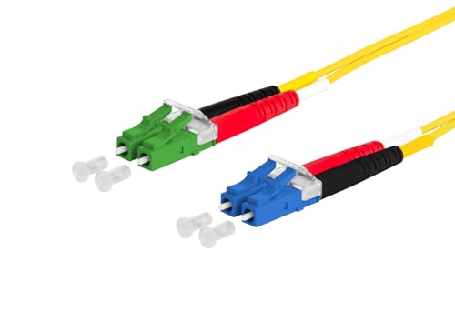 METZ CONNECT OpDAT Patchcable, LC-D/LC-D APC OS2, 1 m