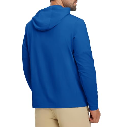 Image of M MAELREG Hoodies for Men Golf Fleece Hooded Sweatshirts Dry Fit Athletic Lightweight Casual Midlayer Mens Hoodies Pullover