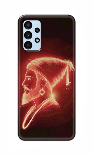 Image of PRINTFIDAA Printed Hard Back Cover Case for Samsung Galaxy A13 4G Back Cover (Chatrapati Shivaji Maharaj) -112