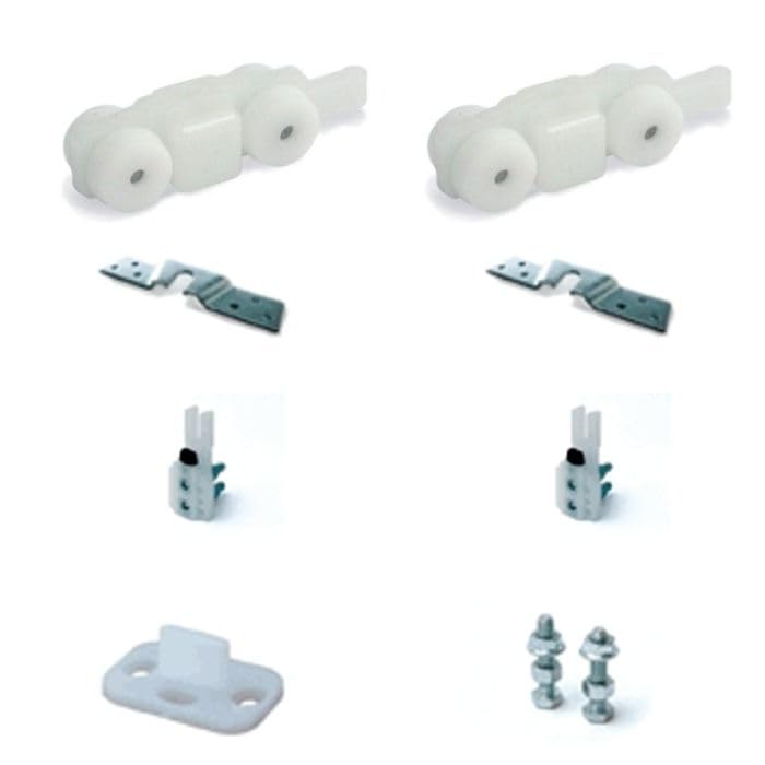 FIP, Kit Carrelli per Porte Scorrevoli, Portata 30 kg