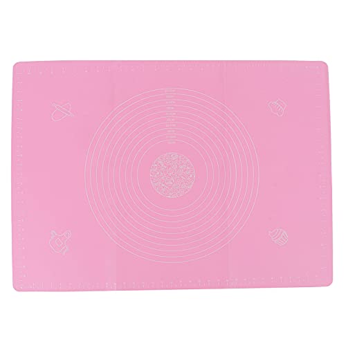 La mejor comparación de Tablas de amasar los mejores 10. 47 Alfombrilla de Silicona para Amasar, Herramienta para Hornear Resistente Al Calor, Antideslizante, Tabla de Cortar, Alfombrilla para Horno, Rosa, 17,3x25,2 Pulgadas