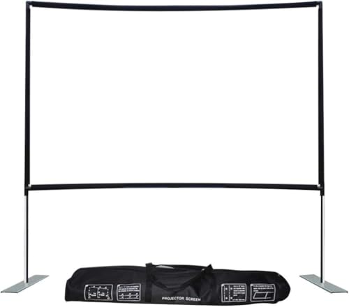 Pantalla de proyección 84 pulgadas 16:9 con base estabilizada