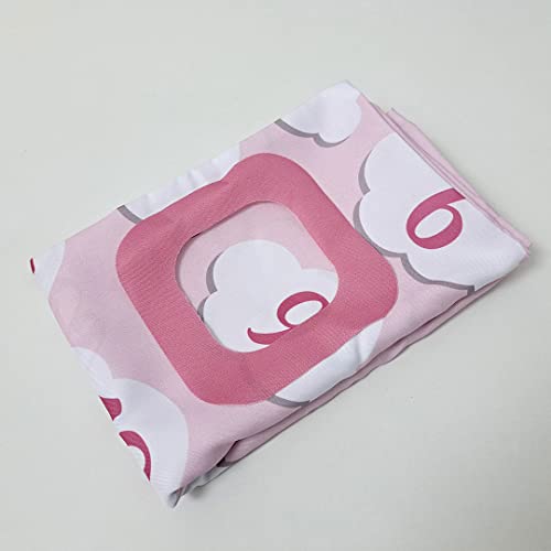 Tapete Cenário Para Fotos Mesversário Nuvem 1,25mx1,45m (Rosa)