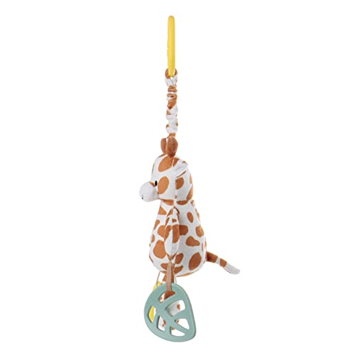 Image of Apricot Lamb Baby Stroller Car Seat Teething Toy Plush Giraffe 8.5 in