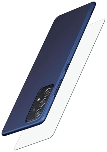 Coque Samsung A52s 5G antichoc fine pour éviter les rayures avec film écran bleu