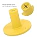 ZIZEV Tee Holder, Stable Tees Holder, Convenient for Courses for Outdoor for Backyard (Yellow)