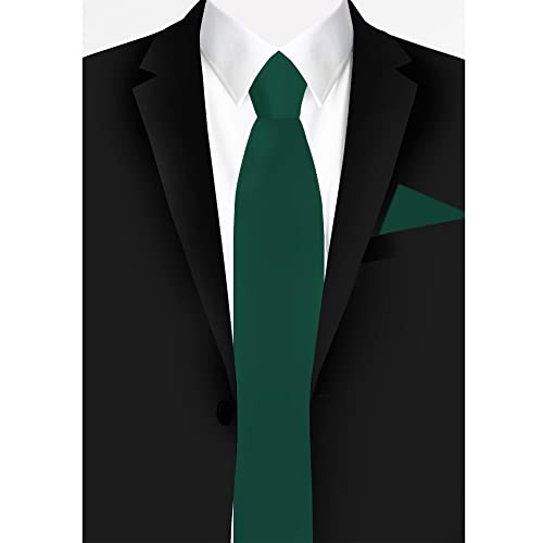 Image of Jacob Alexander Men's Pocket Square Solid Color Handkerchief
