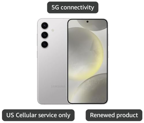 Image of Samsung Galaxy S24+ Plus 5G, 256GB, Marble Gray - Locked to US Cellular (Renewed)
