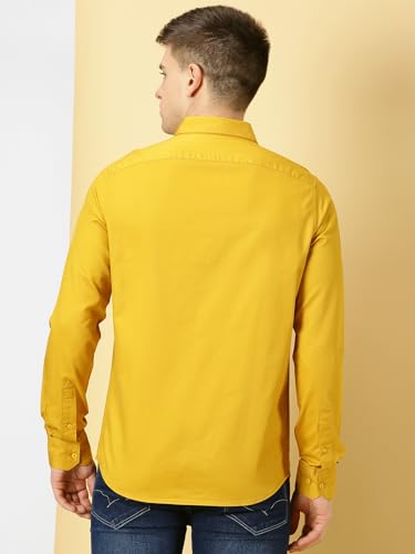 Image of Thomas Scott Men Classic Slim Fit Cotton Casual Full Sleeves Shirt