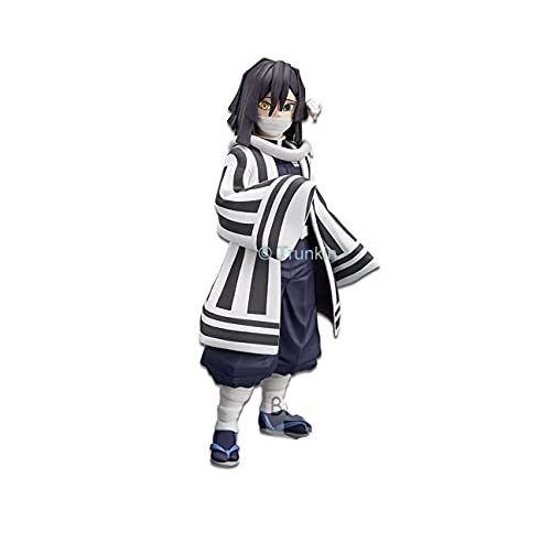 Image of Trunkin Rubber Demon Slayer Obanai Iguro Action Figure The Serpent Hashira Figurine Standie Collectible Figure Manga Weeb, 10 cm , 10 cm