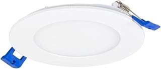 Jesco RLF-3808-SW5-WH 3 in. 8W 5CCT 90CRI Luke LED Round Ultra Slim Downlight, White