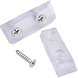 QY 8PCS Transparent Trapezoid Shape Rubber Non Slip Non Skid Feet Pad for Table Desk Chair and Sofa