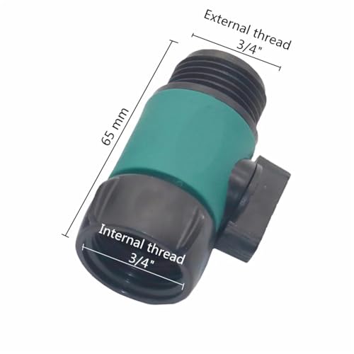 Adaptador de manguera 3/4 de pulgada con roscas de precisión 3