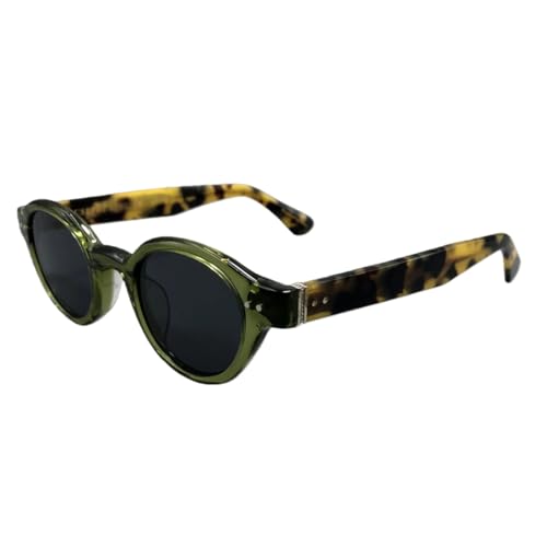 Lunettes de soleil rondes luxe et rétro avec monture de haute qualité pour un style chic