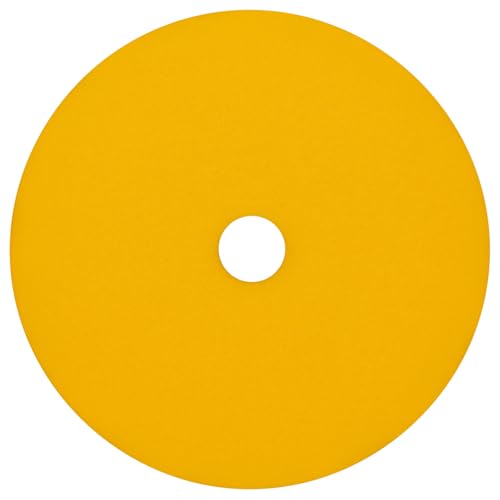 Image of RUPES 9.DA180M Pack of 12 Yellow D-A Fine Finishing Foam Pads 180mm | Ideal for Paint Correction | Moderate to Fine Defect Removal | Compatible with 6 inch Backing Plate