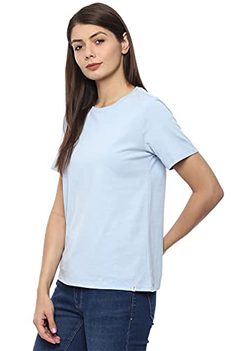 Image of Van Heusen Women's Solid Regular Fit T-Shirt