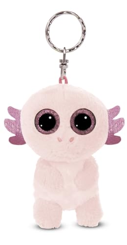 NICI Schlüsselanhänger GLUBSCHIS Axolot Xomo 9cm rosa - Plüsch-Begleiter Kuscheltieranhänger mit Schlüsselring für Schlüsselband, Schlüsselbund & Schlüsselhalter