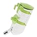 ï¼¡ï¼·ï¼¨ï¼¡ï¼¯ Adjustable Height Pet Dog and Cat Cage Water Bottle Dispenser, Green