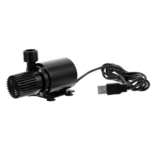 UKCOCO Bomba de Agua Sumergible USB Mini para Fuentes de Mascotas Motor sin Escobillas Ultrasilencioso Dosificador de Agua para Gatos y Acuarios Flujo Suave y Duradero