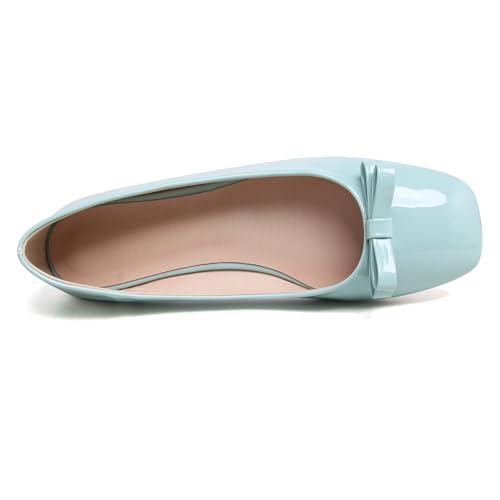 Image of Dear Time Women's Casual Foldable Ballet Flats Square Toe Ballerina Flats Shoes Comfortable