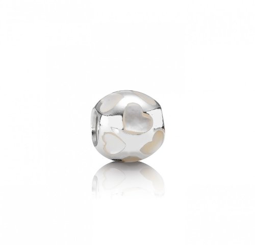 Preisvergleich Produktbild Pandora Element Silber Perlenherzen 790398MPW