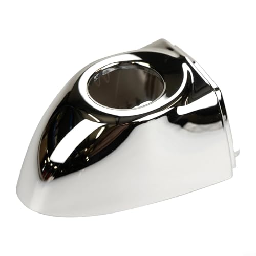 Micpointik Coperchio anteriore esterno cromato compatibile con Fiat 500X 2016-2021 OEM 735607049, ABS maniglia per porta di ricambio per auto