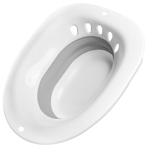 DMSELL Foldable Sitz Bath for Toilet Portable Basin for Toilets and Commodes