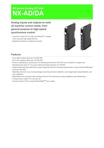 Automate programmable NX-AD3603 module d'entrée analogique Omron - 3