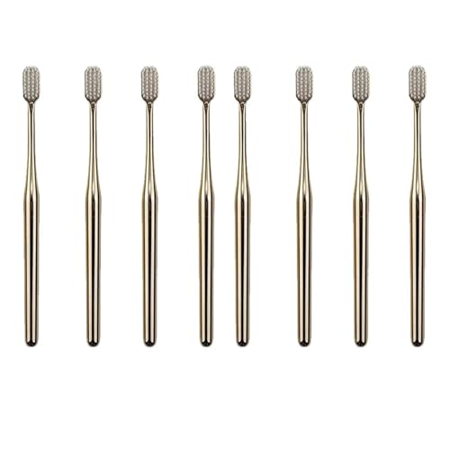 Cepillos dorados y plateados elegantes para el baño de parejas y adultos