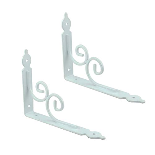 Shelf Brackets 2×Rústico Soportes de Estante de Hierro Soporte Bricolaje Fundido Soporte Estanteria Pared Soporte Triangular con Tornillos