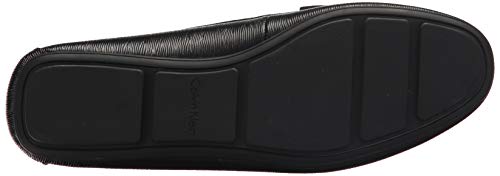Image of Calvin Klein Womens Lisa Black Birtch Saffiano Smooth 8.5 M