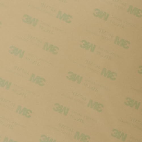 Image of 3M Adhesive Transfer Tape 467MP, Clear, 24 in x 60 yd, 2 mil, 1 roll per case, Exceptional Shear Strength for Metals and HSE Plastics