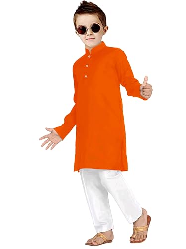 Image of Trustous Ethnic Wear Boys's Cotton Kurta Pyjama Sets