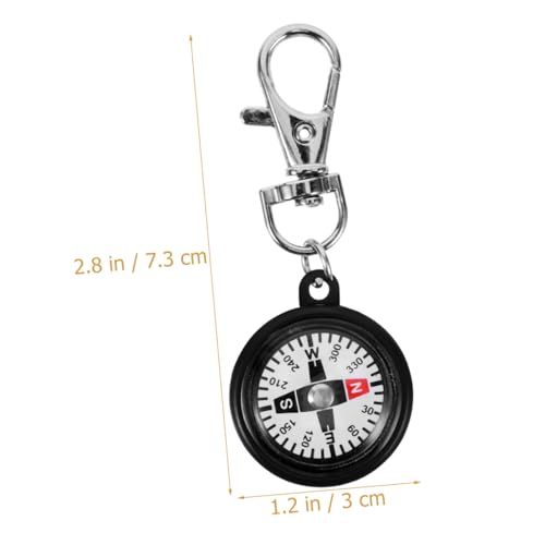 Brújula pequeña de bolsillo para camping y senderismo miniatura 2