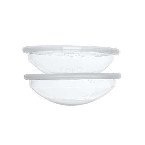 2 unidades por paquete de 2 cáscaras correctoras de mama de lactancia para proteger los pezones doloridos para mamás lactantes almohadilla de pecho suave flexible reutilizable material de silicona