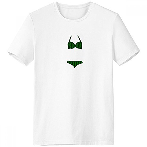 T-shirt pastèque sexy homme en coton blanc taille M pour le sport