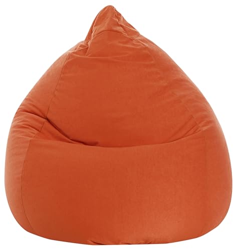 Gouchee Home Easy Collection Contemporary Polyester Upholstered Oversized Bean Bag Chair Clementine X-Large