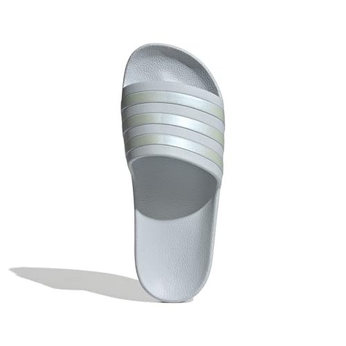 Image of adidas Womens Adilette Aqua Slides Casual Sandals Casual - Blue