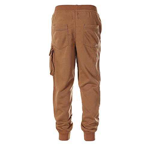 Gioberti Kids And Boys Jogger Track Sweatpants With Ribbed Cuffs, Camel, Size 10 #TOP3