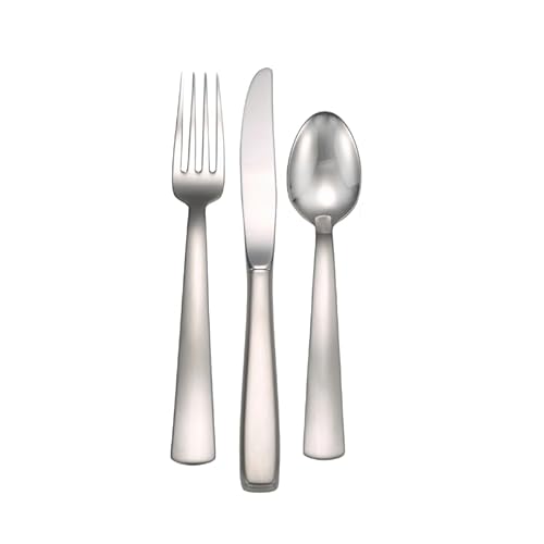 Liberty Tabletop 12 Piece Satin America Flatware Set, 18/10 Stainless