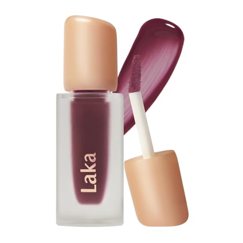 Image of Laka Fruity Glam Tint | Glowing Korean Lip Tint with Hydrating Lightweight Texture | Buildable Color, Non-Sticky High Shine Gloss | K-Beauty Korean Makeup | #179 Diva, 0.15oz